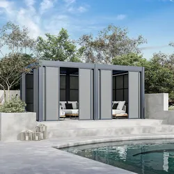 Weide Sichtschutz Textil Für Pergola Schiebepaneel Anthrazit3.6 Meter Anthrazit