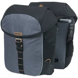 Doppeltasche MILES MIK 2.0 34 Liter, Basil, schwarz/grau, inkl. MIK 2.0-Adapterplatte, Basil, 18305