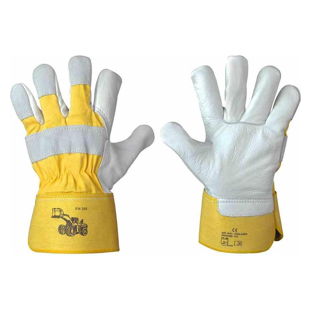 Feldtmann Handschuh RADLADER, Grösse 10 natur, Rindvolleder (10, 10.5) (0151-10,5)