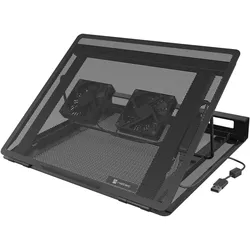 Genesis Stojan pod notebook Natec TERN 2 PLUS, 12,1-17,3", 2 ventilátory, Notebook Ständer, Schwarz