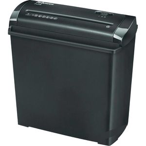 Fellowes Aktenvernichter 4701001 Powershred P-25S, schwarz, 5 Blatt, 11 Liter Behälter, 7 mm Streifenschnitt, P-1