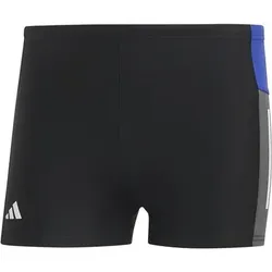 ADIDAS Badehose BLOCK 3S BOXER, Größe 4 in Schwarz Schwarz