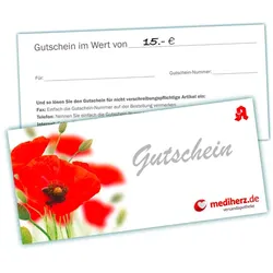 GESCHENK-GUTSCHEIN 15,00 1 St