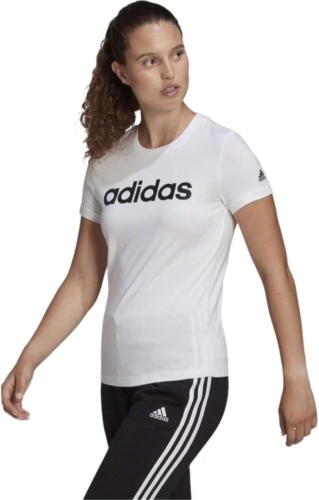 Camiseta Adidas Essentials Logo Mujer Blanco M Mujer