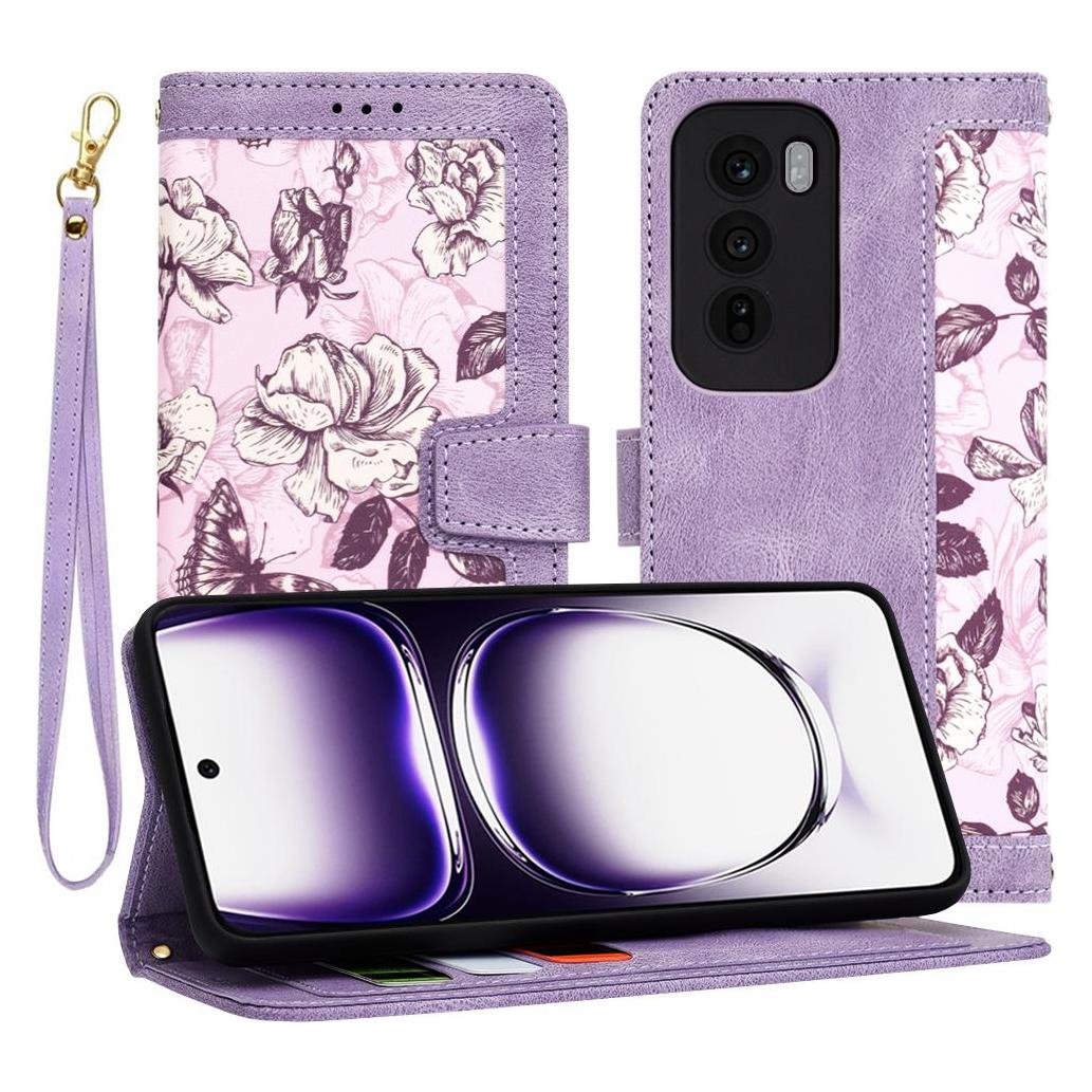 Techsuit - FlipCraft - Oppo Reno12 - Mysterious Purple (Oppo Reno12) (56357350)