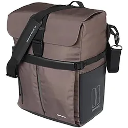 Basil Einzelpacktasche Basil Move MIK Hooks | braun, 24x14x34cm, 15ltr
