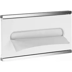 KEUCO PLAN Integral Modul Waschtisch 4, Papiertuchspender, Anschlag rechts, 44999015112, Farbe: verchromt / weiß matt