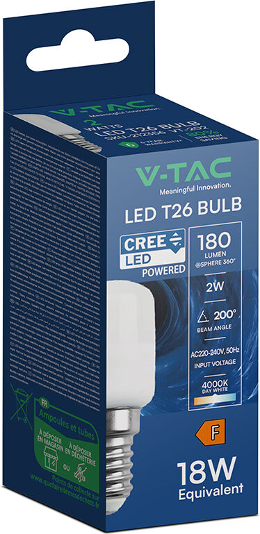 V-Tac Pro Lampadina Led E14 2w St26 Filamento 4000k Luce Naturale 212356