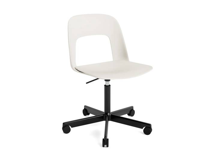 HAY Layout Chair 141 Stuhl Cream white-black