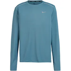 Nike MILER Laufshirt Herren | Gr. S | grau - grau