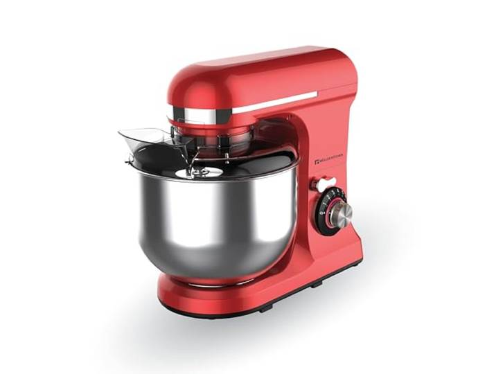 Müller Kitchen MK-6039 Küchenmaschine 7L inkl. Schneebesen, Knethaken und Rührhaken, Staubabdeckung