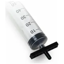 Befülladapter - Refill-Tool (wie Bro Luer) für Brother Druckerpatronen + 60 ml Gewinde-Spritze