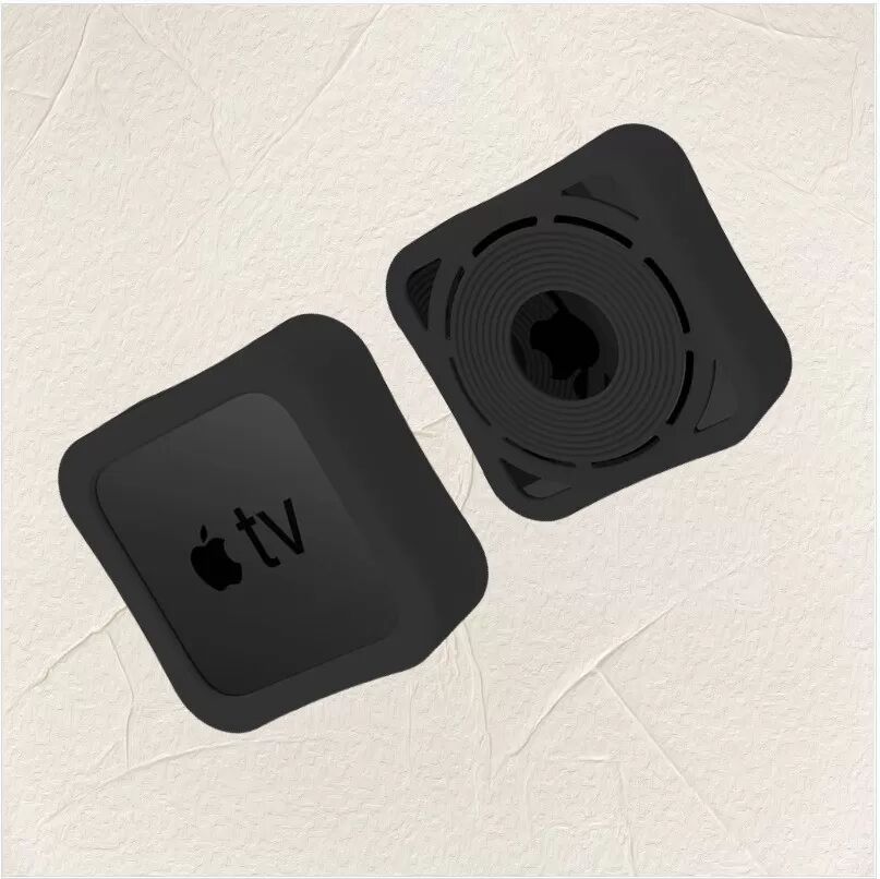 INF Silikon-Vollabdeckung für Apple TV 4K (2021) Schwarz