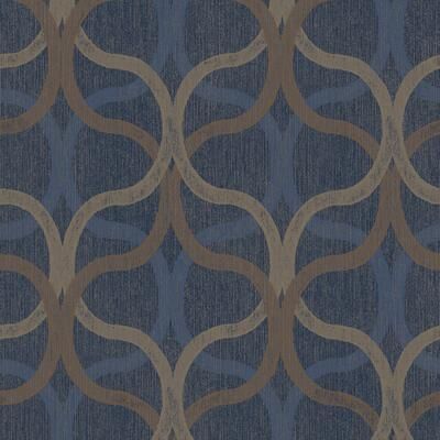 Boutique Refine Geo Navy & Gold