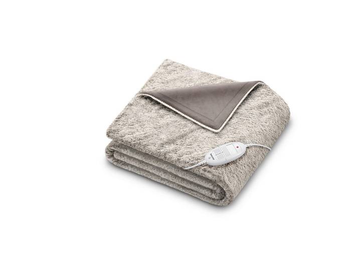 Beurer Heizdecke, Braun, 18.9x33.1x37.7 cm, Oeko-Tex® Standard 100, Freizeit & Co, Wellness & Gesundheit, Gesundheit