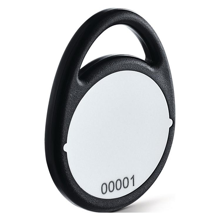 Geze Zutrittskontrollsystem Schlüsselanhänger MIFARE DESFire EV2 schwarz RFID-Transponder-Schlüsselanh... (Schlüsselkarte) (185712)