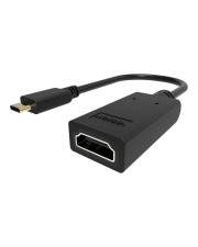 Vision USB Typ-C HDMI Typ A Standard Männlich Weiblich Gerade Professional Black USB-C to Adaptor (TC-USBCHDMI/BL)