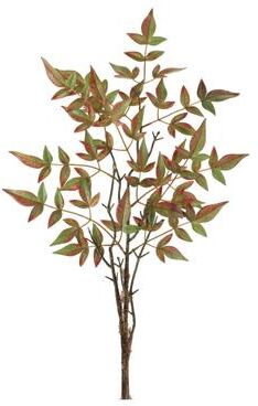 Melrose International Mini Leaf Branch (Set of 4)