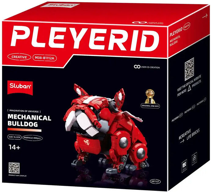 Pleyerid : Mechanical Bulldog red 890 pcs - Sluban