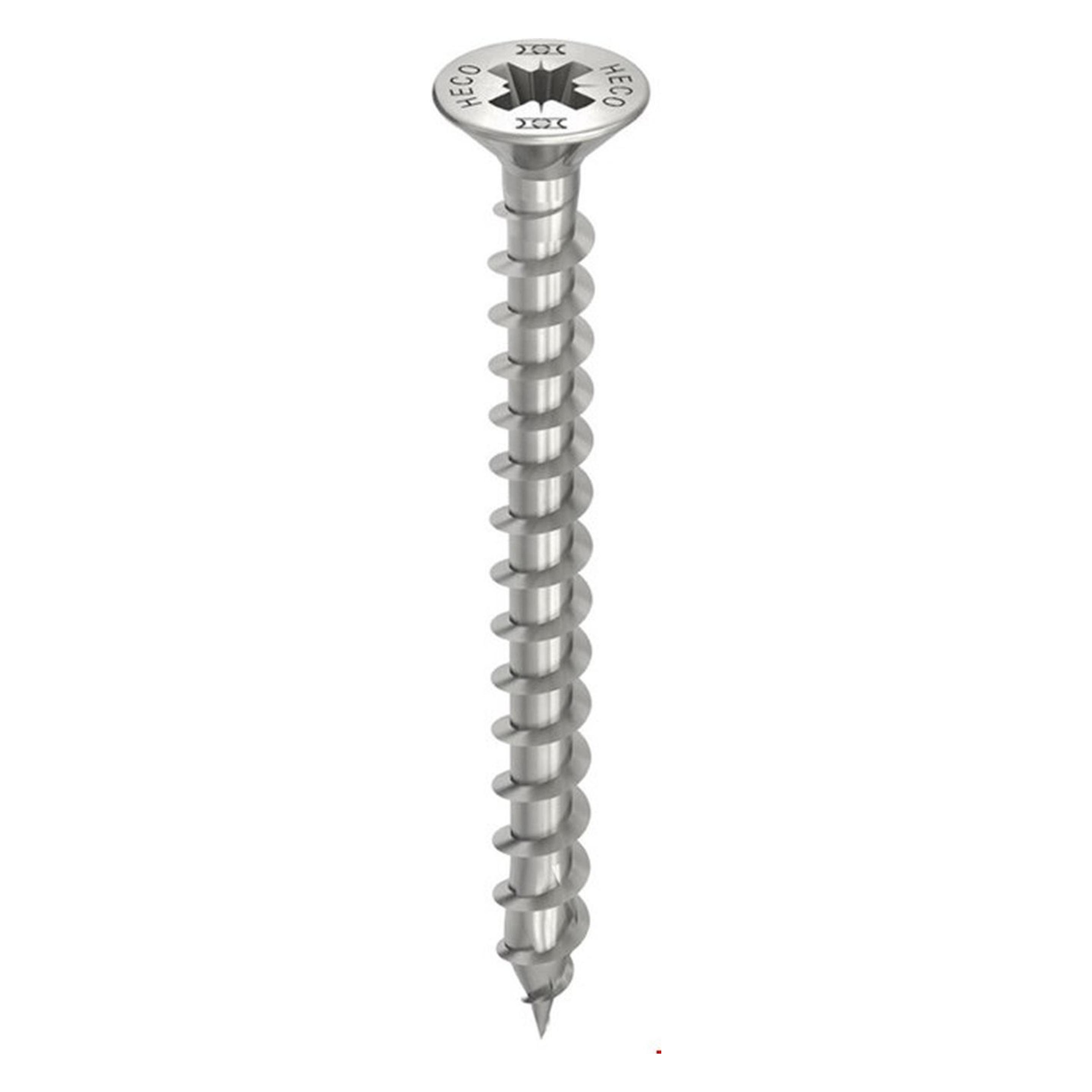 Heco Topix -plus -Schrauben - Galkaminat flacher Kopf - 4x40 mm - PZ2 - zufrieden - 1000 Stcs (1000 Schrauben pro Stück) (45630443)