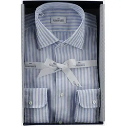 Leinenhemd Blau 40