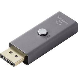 Renkforce RF-6903988 DisplayPort EDID Emulator [1x DisplayPort Stecker - 1x DisplayPort Buchse] Aluminium-Grau 8K UHD