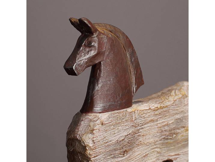 Figurines miniatures de style américain, figurines créatives pour salon, figurines miniatures pour entrée, cheval, décoration de la maison, Miniatuurfiguren ZY40XBJ