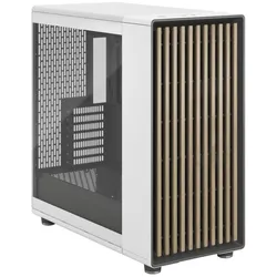 Fractal Design PC Gehäuse North XL Chalk TG Clear E-ATX weiß