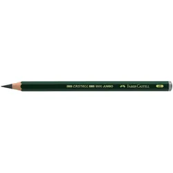 Bleistift Castell® 9000 Jumbo - 4B, dunkelgrün