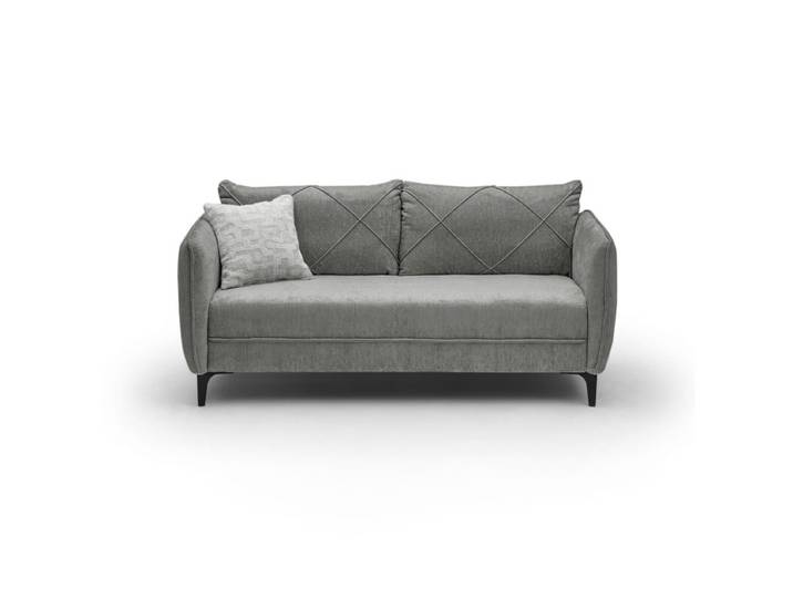 Trendstore Jerina 2,5-Sitzer Sofa in Chenillebezug - Chenille grau Modern