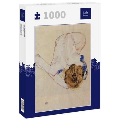 Lais Puzzle Egon Schiele - Nach vorn gebeugter weiblicher Akt 1000 Teile