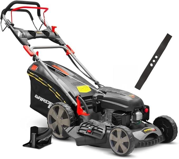 Rasenmäher, selbstfahrend, 170,1 cc - 50,8 cm, mit 2 Klingen + Mulchfunktion und Seitenauswurf -