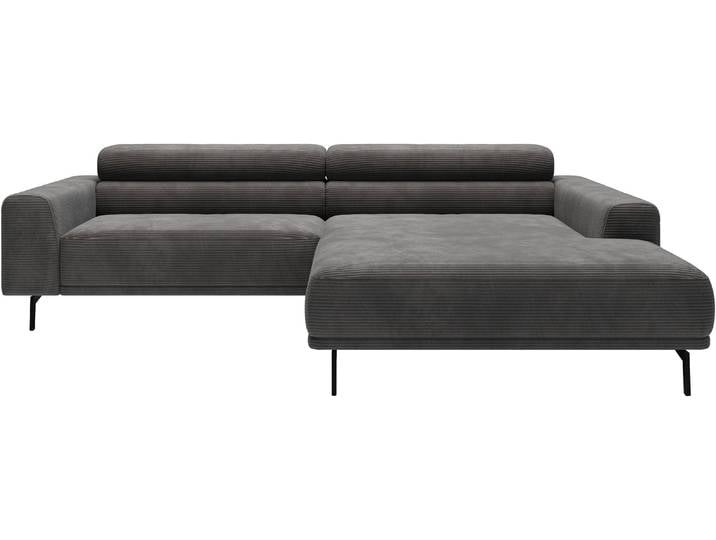 SCHÖNER WOHNEN-Kollektion Tossa, Modernes Design trifft smarte Funktione, Breite 258 cm Motorischer Sitzvorzug, Kopfteil-Funktion & Saugroboter-Höhe