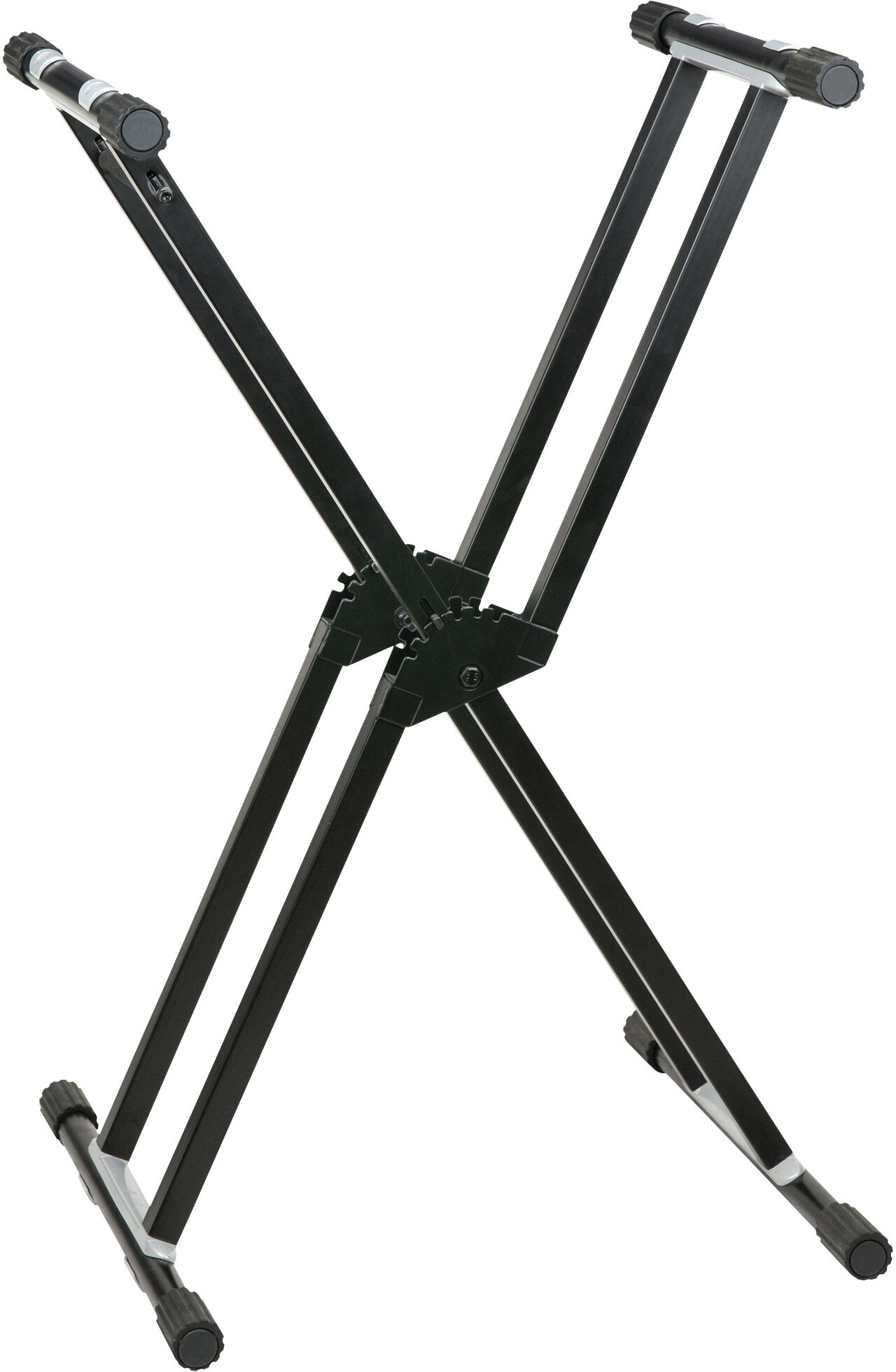 Showgear Keyboardständer Doppelrahmen – Abnehmbarer Fuß – Maximale Belastung 35 Kg