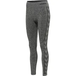 hummel, Damen, Tights, Hmlmt Una Seamless Mid Waist Tights (XS), Schwarz