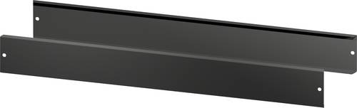 Rittal 2830101 AX Sockel-Blende, vorne/hinten, H: 100 mm, für B: 1000mm Blende Stahlblech Schwarz (RAL 9005) 2St.