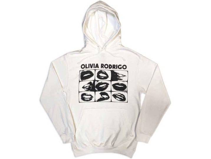 Olivia Rodrigo Threshold Lips Grid Pullover Capuchon XL