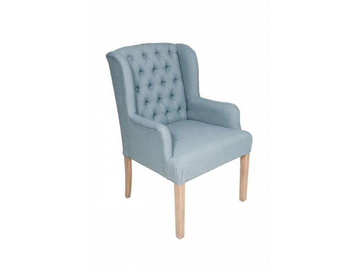 JVmoebel Esszimmerstuhl Chesterfield Samt Sessel in Blau mit elegantem Design, Made in Europa