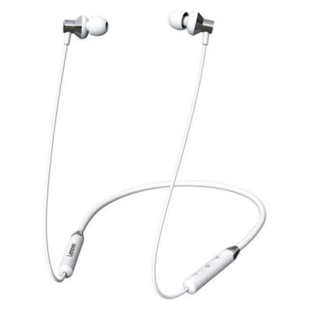 Lenovo HE05 Kabelloser Sportkopfhörer, Weiss (Keine Geräuschunterdrückung, 8 h, Kabellos) (HE05WHT)