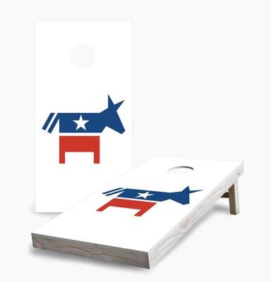 Skip's Garage Democrat Regulation 2x4 Cornhole Game Set