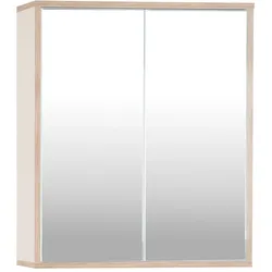 Phoenix Spiegelschrank MORENA mit 2 Türen, cashmere/Eiche