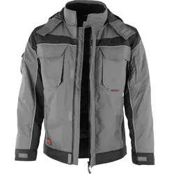 Winterjacke "PRO" - XS - grau/schwarz