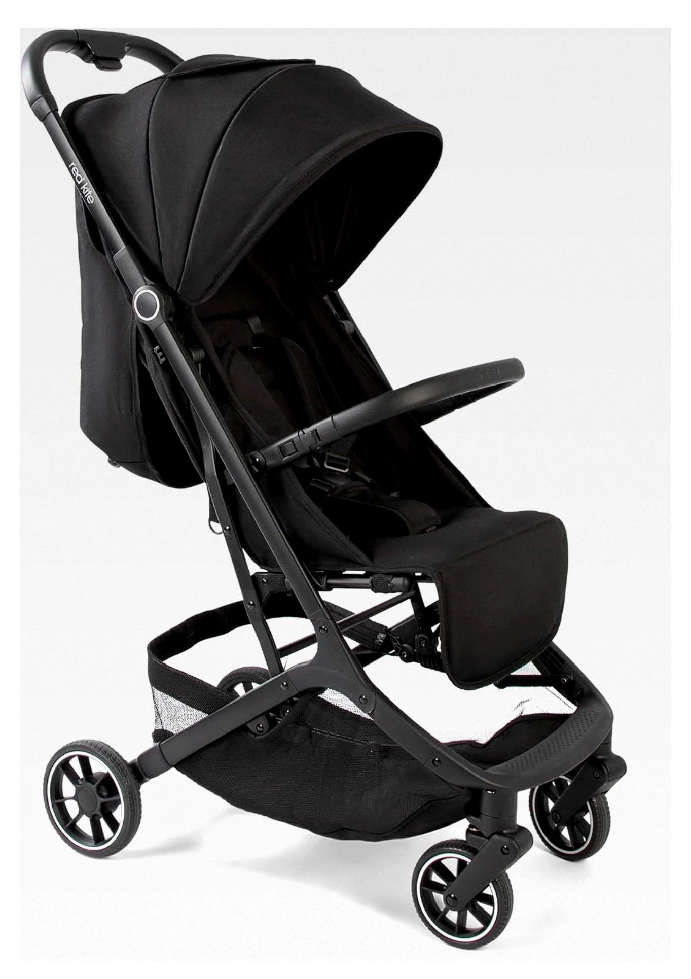 Push Me Explor Ultra kompakter zusammenklappbarer Kinderwagen, Schwarz
