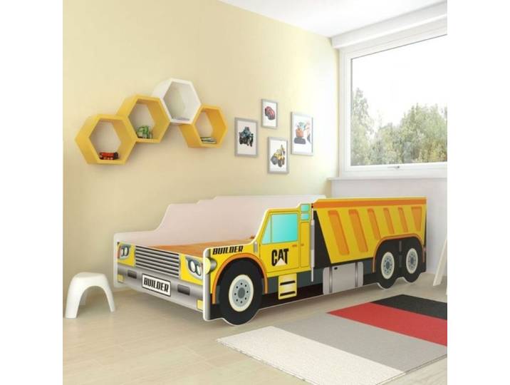 Lit enfant  TRUCK TIPPER  sommier avec matelas 160x80 cm