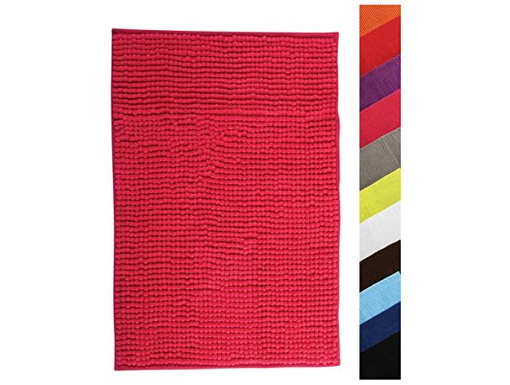 MSV Badtapijt, douchemat, chenille, hoogpolig, badmat, 60 x 90 cm, roze