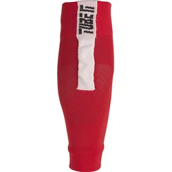 Uhlsport Tube It Sleeve | Stutzen Rot/weiß 28-32