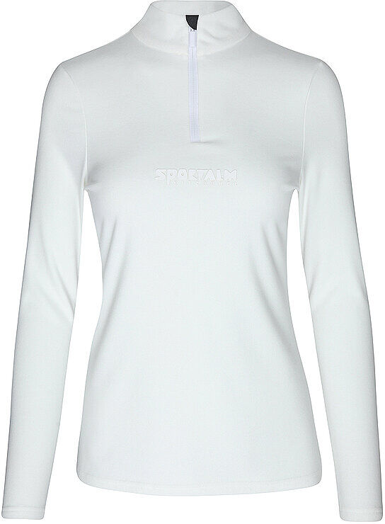 SPORTALM Damen Unterzieh Zipshirt weiss   40 W