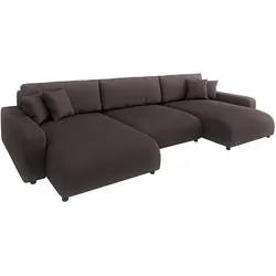 WOHNLANDSCHAFT Emma Dunkelbraun Cord