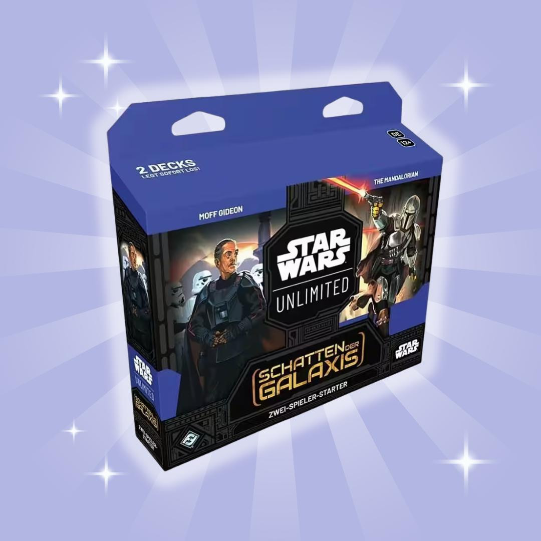 Star Wars Unlimited Schatten der Galaxien Startdek voor twee spelers (Duits) inclusief Heartforcards verzendbescherming