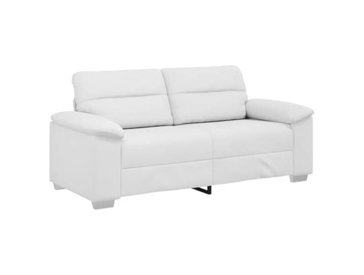 vidaXL 2-Sitzer-Sofa Weiß 180x81x84 cm Kunstleder